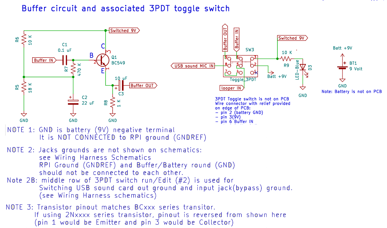 Looper Pedal Schematics