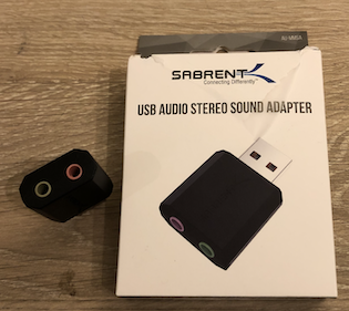 Sabrent usb sound card