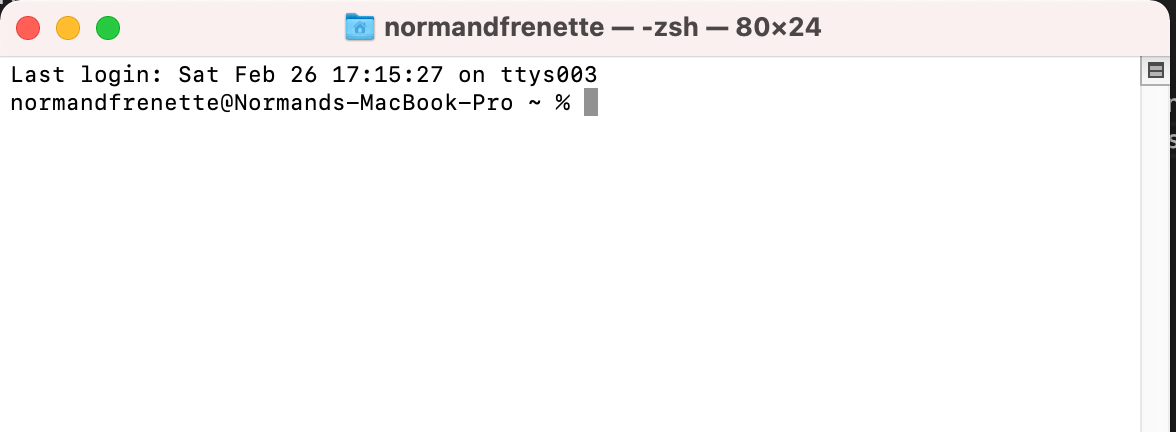 mac terminal window