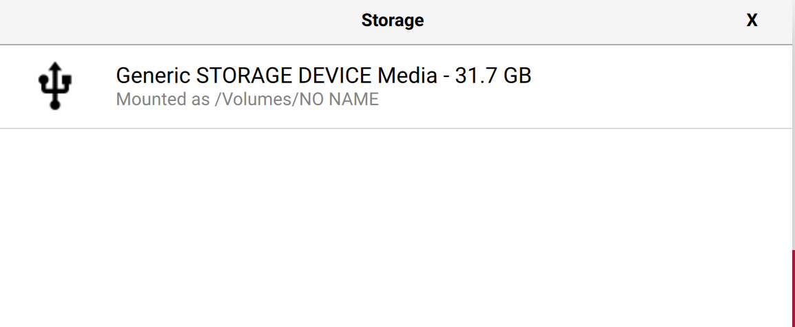 storage selection